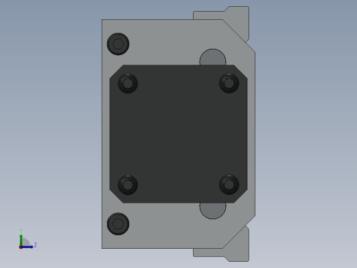 滚珠丝杆 直线模组 机械素材3D图纸自动化设备solidworks模型左视缩略图