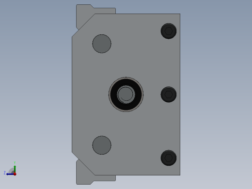 滚珠丝杆 直线模组 机械素材3D图纸自动化设备solidworks模型右视缩略图