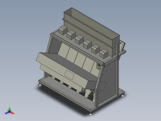粮食色选机3D正等轴测缩略图