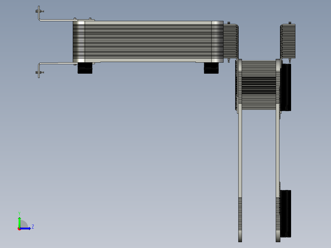 热交换器左视图