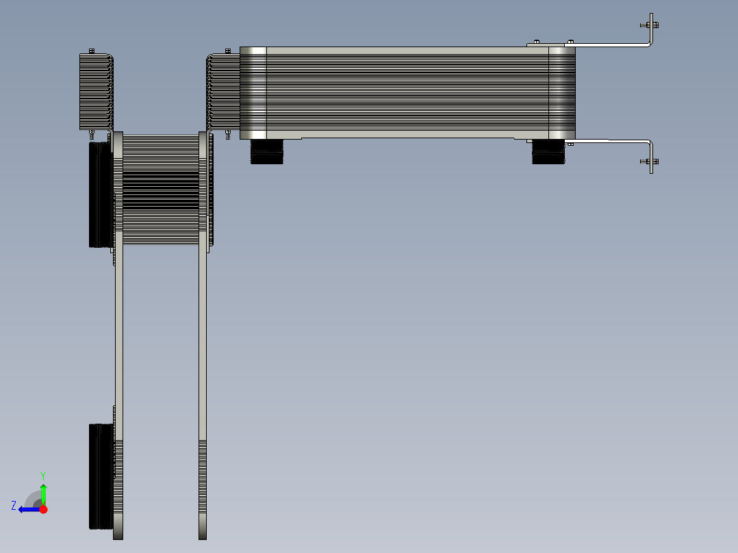 热交换器右视图