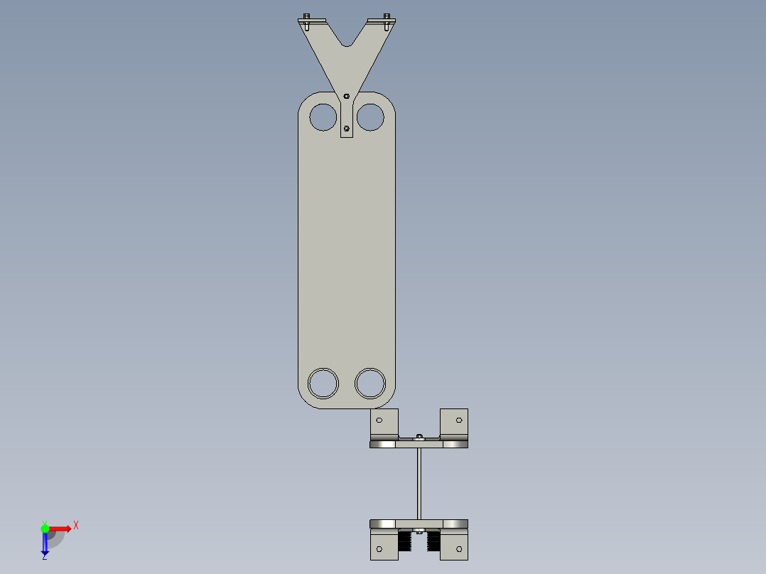 热交换器俯视图