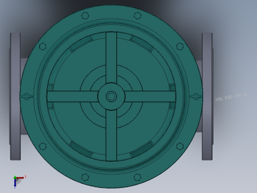 气动调节阀-304 DN25-DN300俯视缩略图