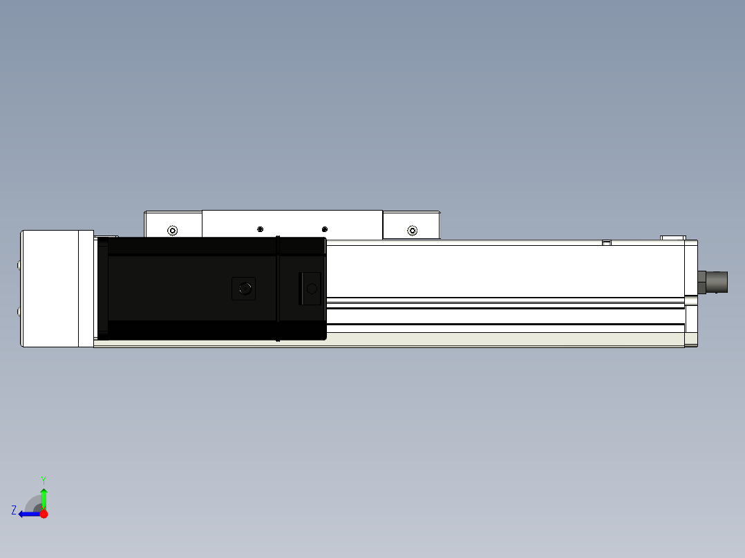 Toyo东佑达直线模组-ECH17-150-BL-750W+煞車右视图