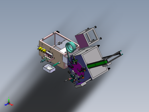 自动供料机3D 包含工程图正等轴测缩略图