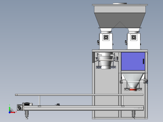 定量包装秤（双体秤）前视缩略图