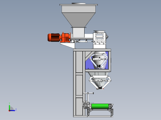 定量包装秤（双体秤）左视缩略图