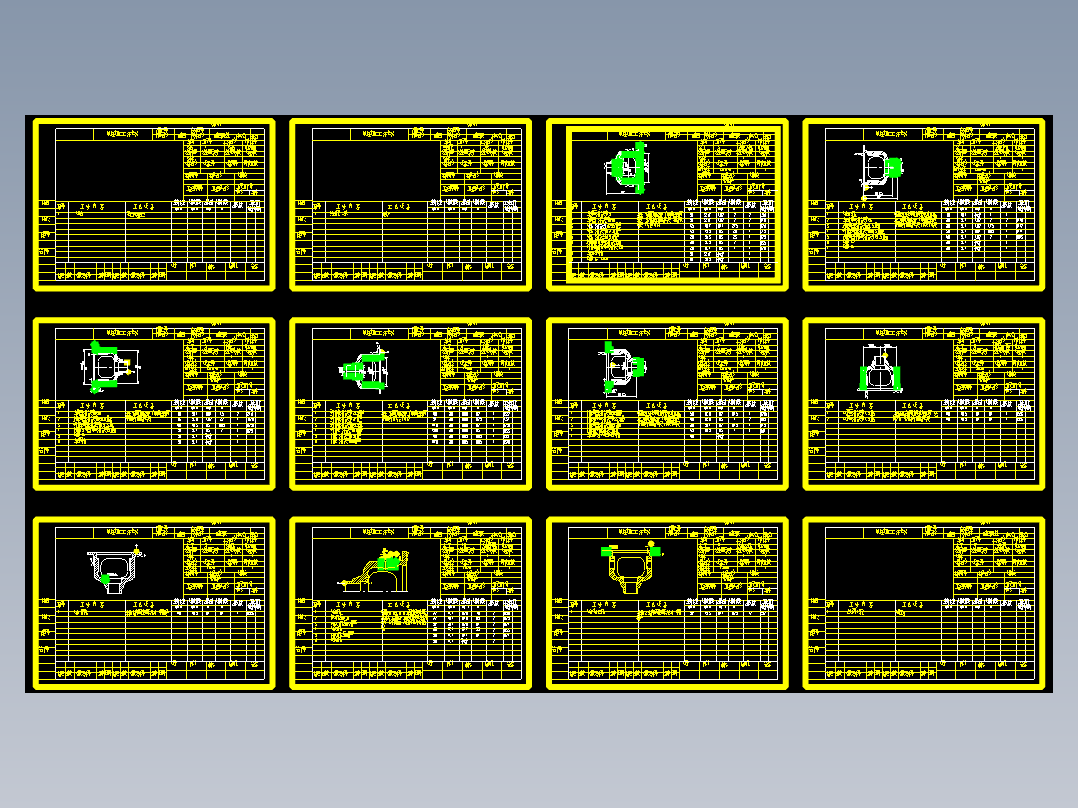 解放牌汽车后桥差速器壳的钻大端面12-Φ12.5孔钻床夹具设计及加工工艺含非标6张CAD图