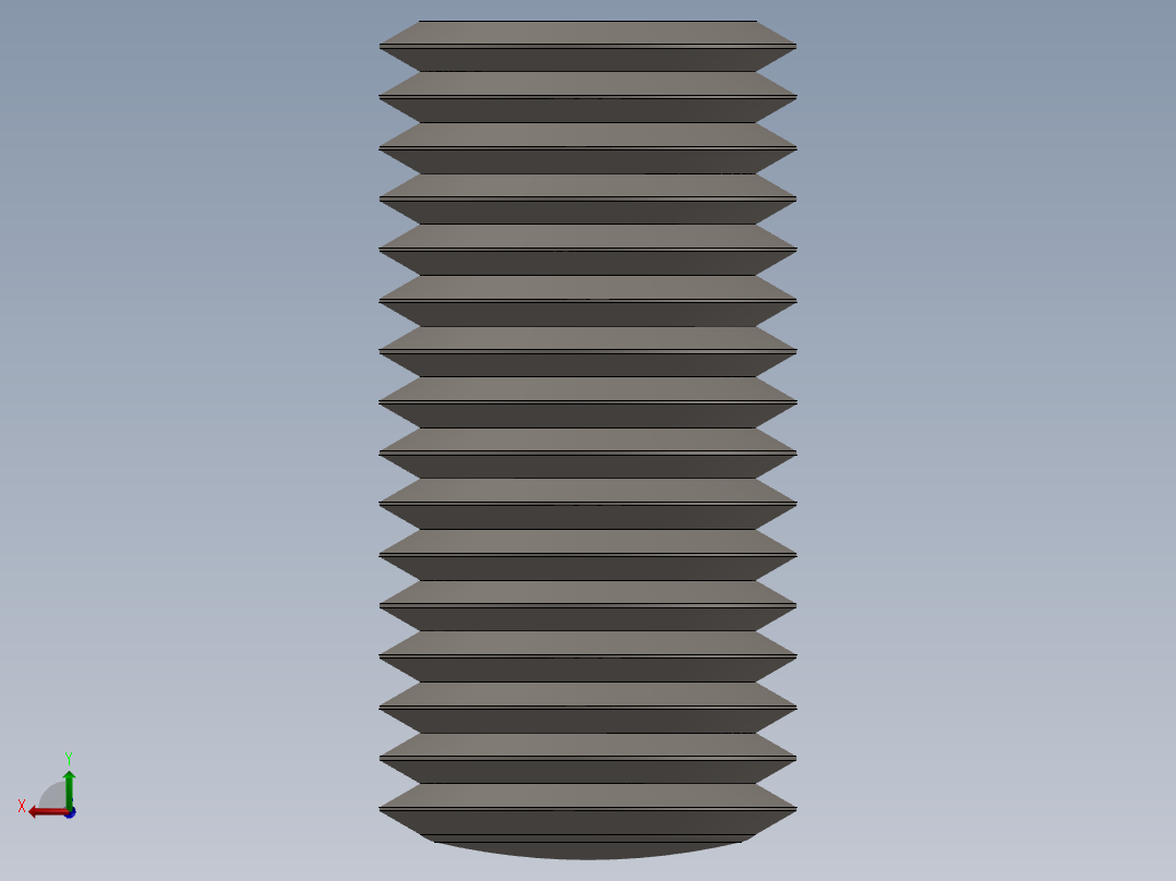 紧固件-0.7500 Allen Screw后视图
