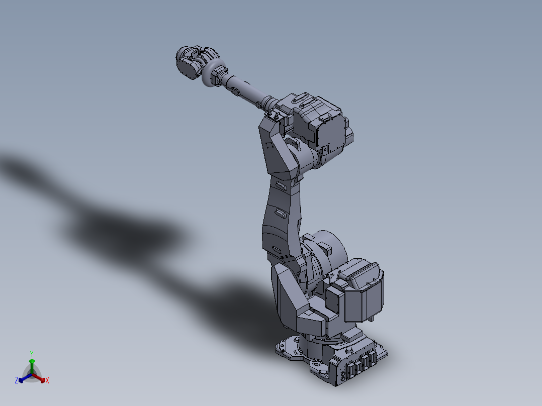 机械臂正等轴测图