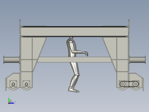 颗粒车模型图左视缩略图