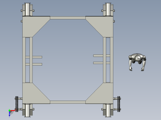 颗粒车模型图俯视缩略图