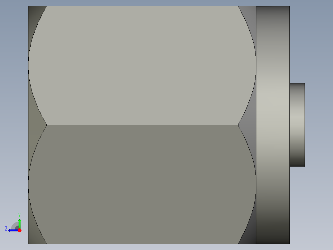 卡套式工业通用硬管接头6_fnu-s右视图