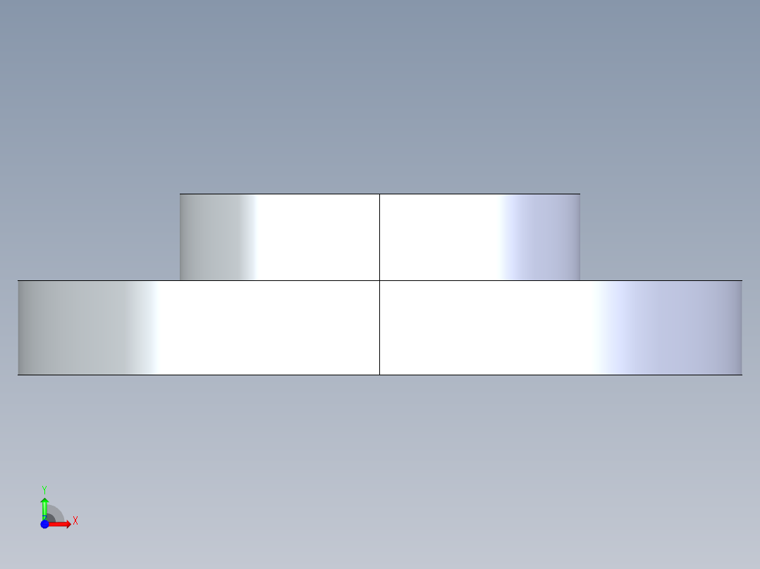 聚氯乙烯配件24-Sch80_Flange One-Piece_FPT_852-030_3in前视图