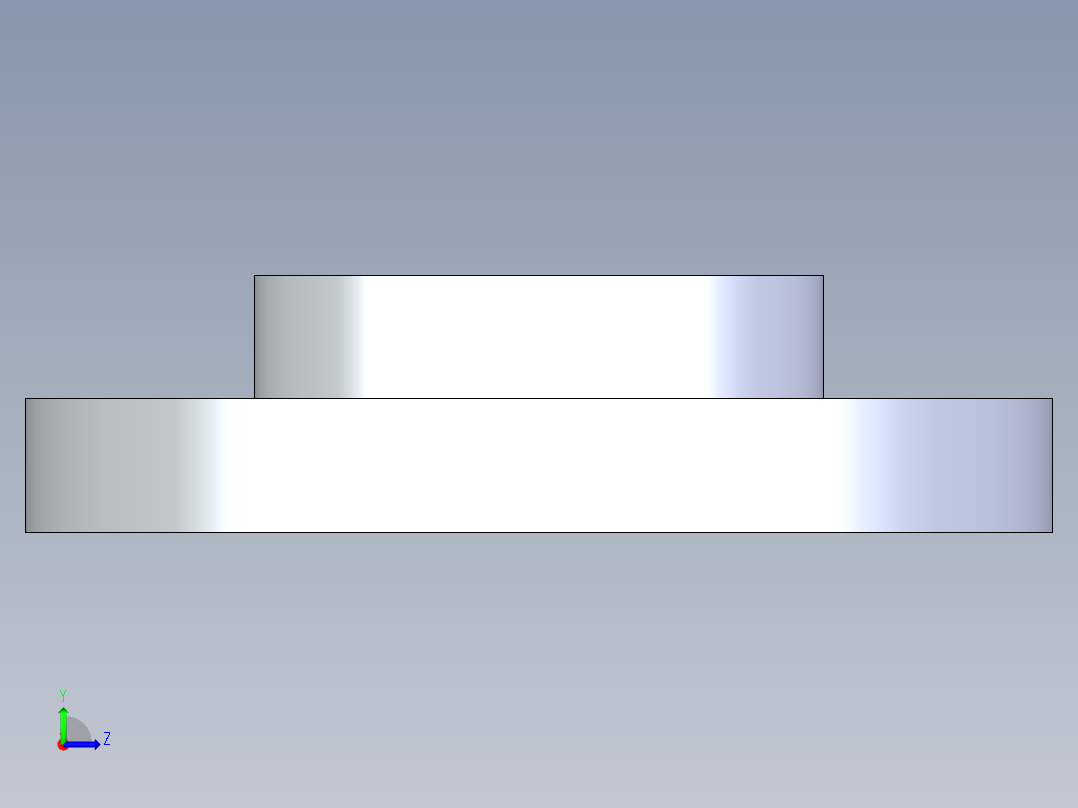 聚氯乙烯配件24-Sch80_Flange One-Piece_FPT_852-030_3in左视图