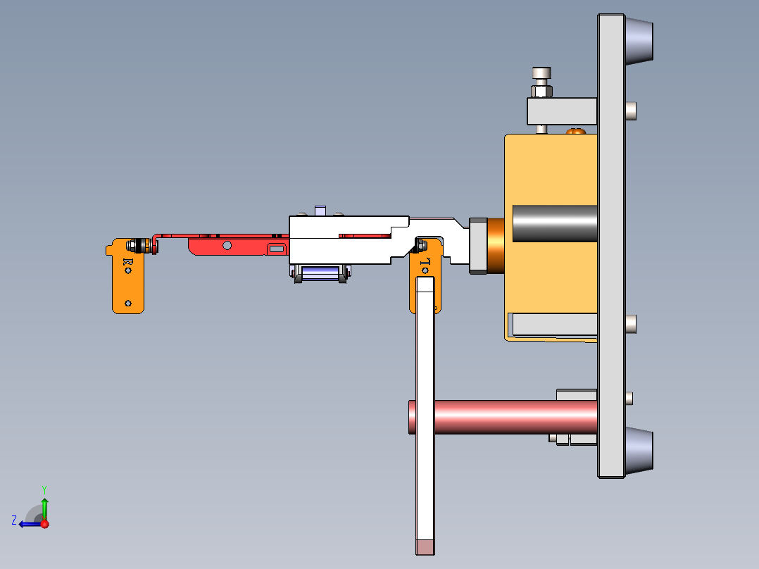 T0198–L向扭力调整治具-C右视图