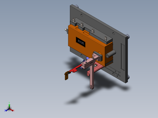 T0198–L向扭力调整治具-C正等轴测缩略图