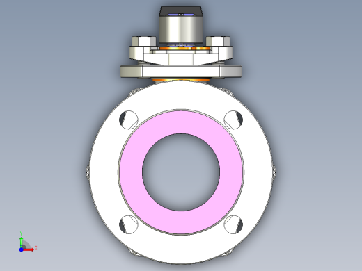 管道手动球阀-水管开关阀-手动阀门md52c150dn80-1前视缩略图