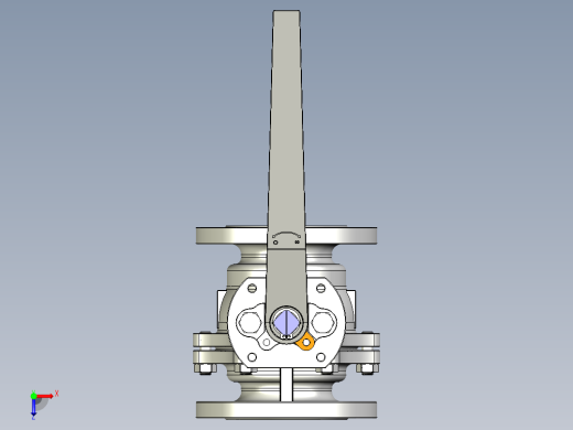 管道手动球阀-水管开关阀-手动阀门md52c150dn80-1俯视缩略图
