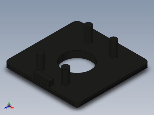 型材-BR 45X45 COVER CAP WITH HOLE KJN523442