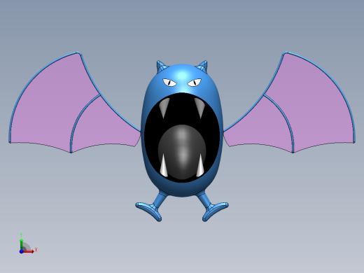 口袋妖怪-戈尔巴特前视缩略图