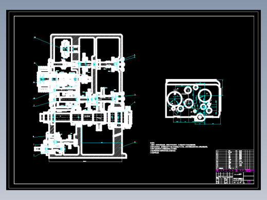 CA6140车床主轴箱的设计含5张CAD图