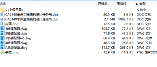 CA6140车床主轴箱的设计含5张CAD图缩略图