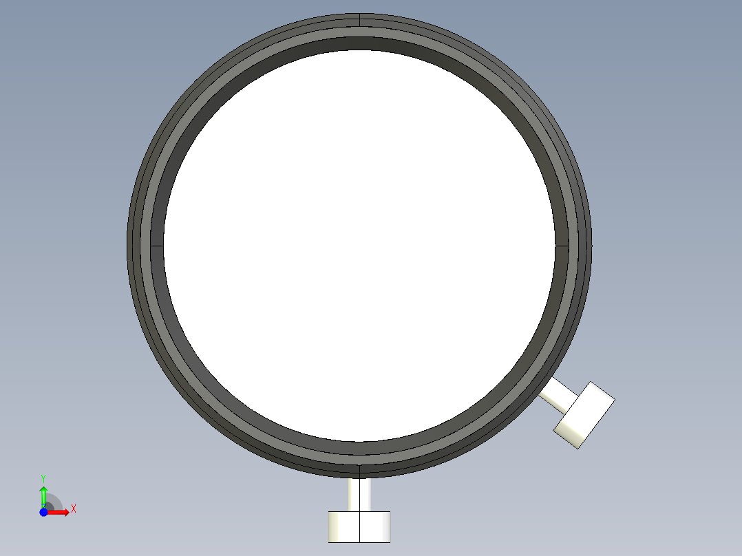 基恩士CV-L16_kc图纸模型前视图