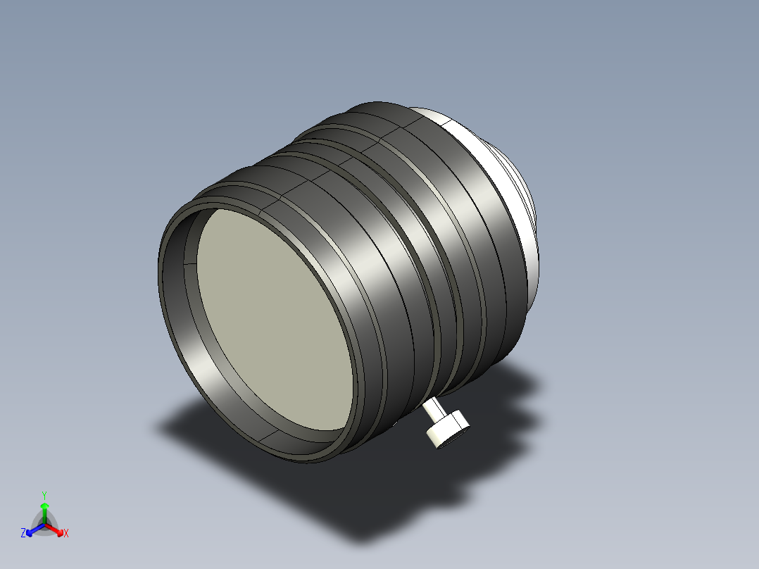 基恩士CV-L16_kc图纸模型正等轴测图