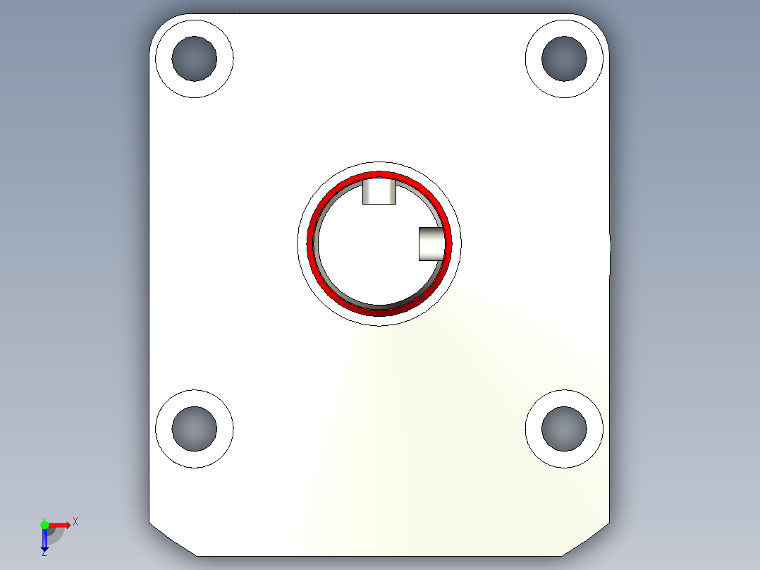KOSMEKWHE1600-2AL-F多系列多零件图纸模型多系列多零件图纸模型俯视图