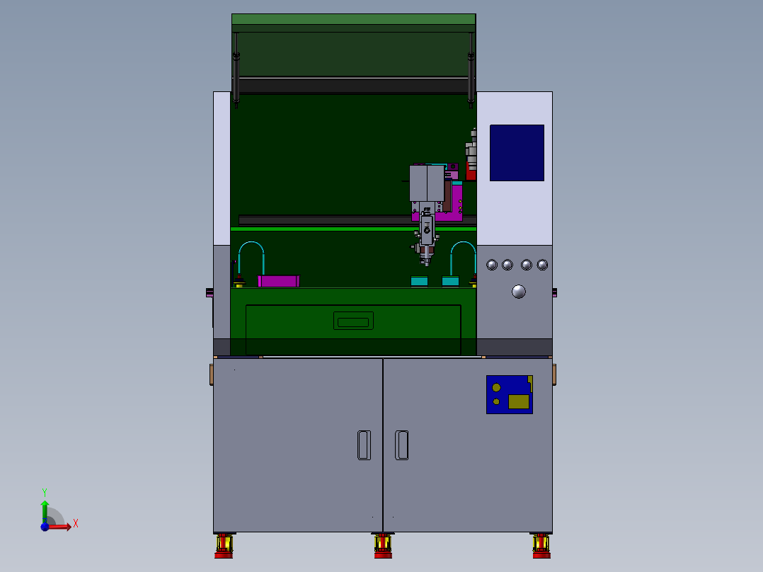 日本企业涂布机前视图