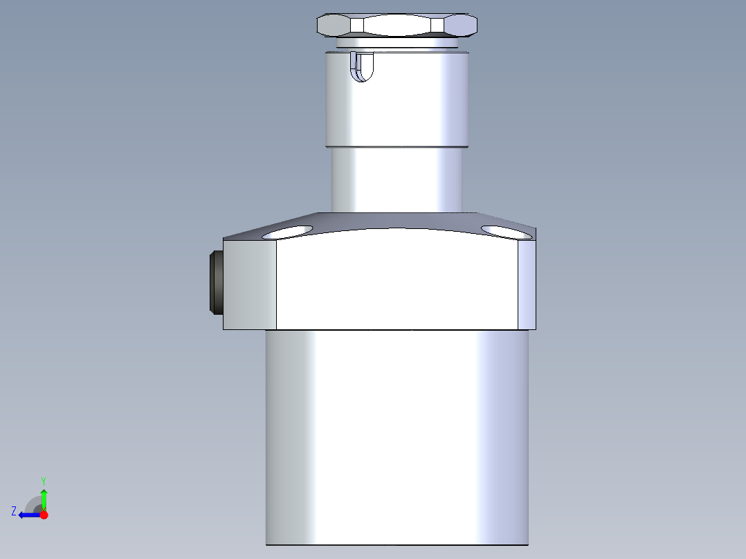KOSMEKLG0900-CR-Y60多系列多零件图纸模型右视图