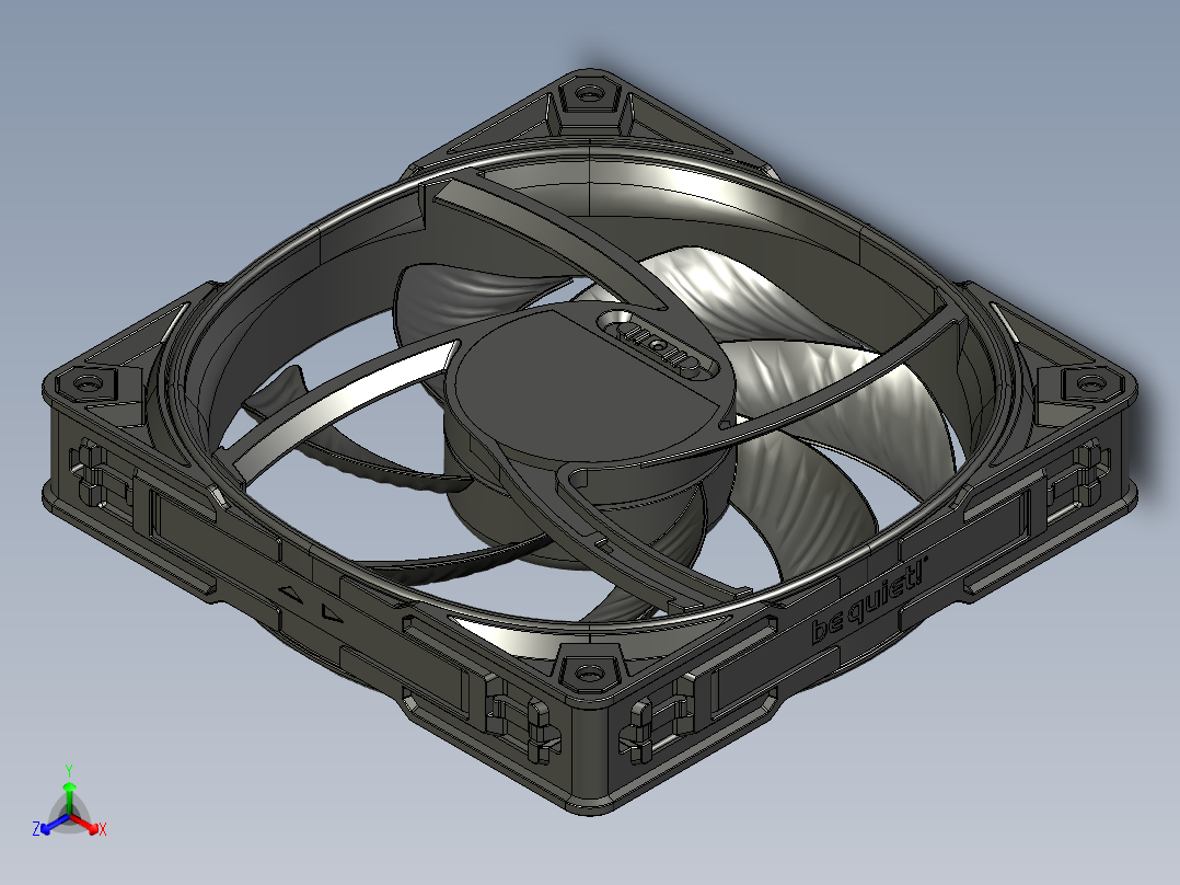Silent Wings Pro 4 140mm PWM超静音风扇主视图