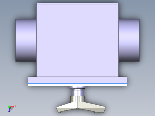 [PVC x PVC_EPDM] 手动阀箱外手柄Manual Vavle Box-External Handle俯视缩略图