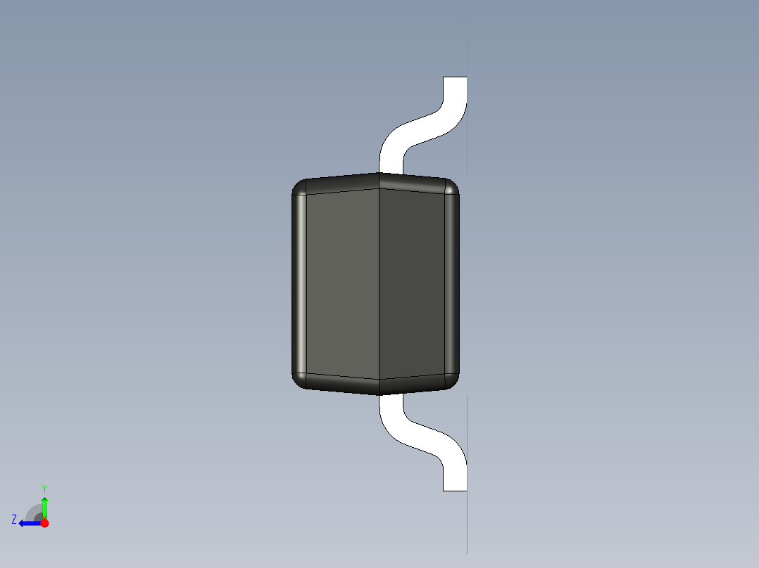分立半导体元件封装-TO-236AB右视图