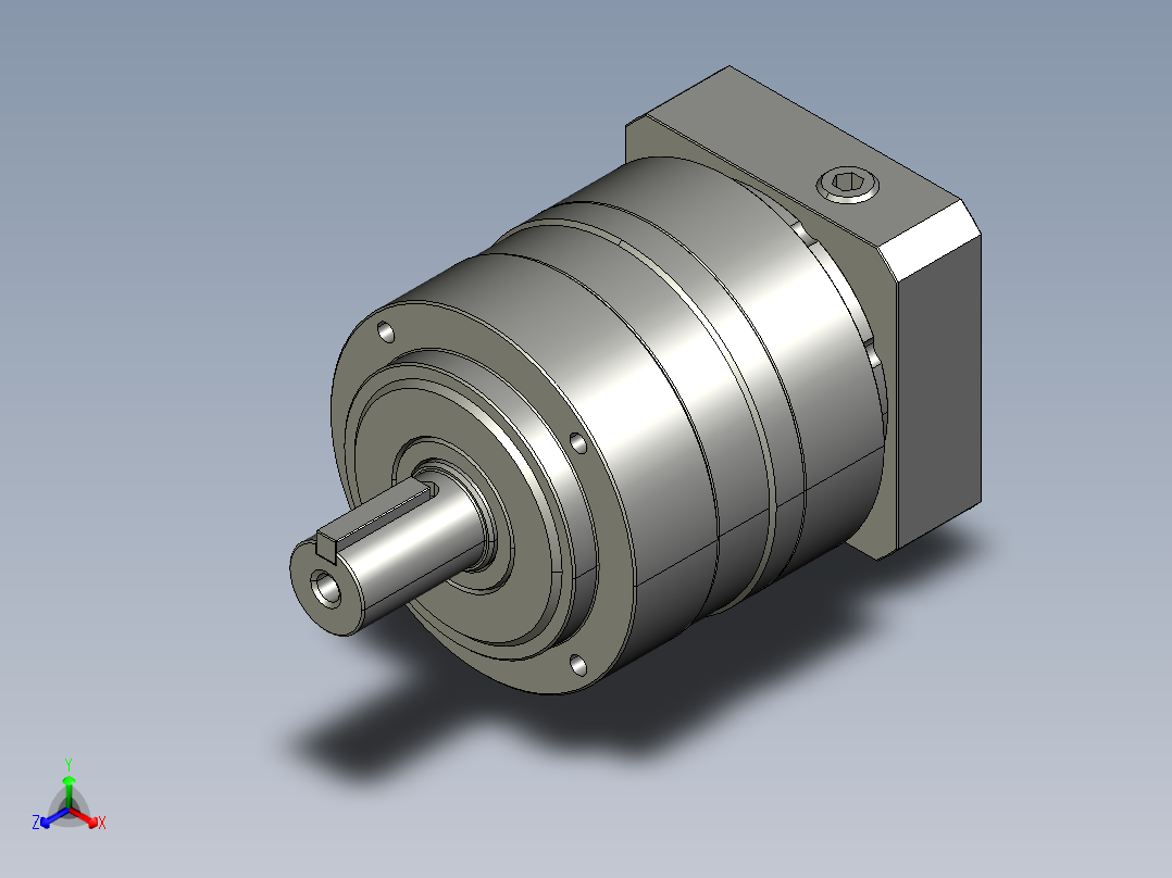 多摩川行星减速机TL-090-L1-19DC19（45度）主视图