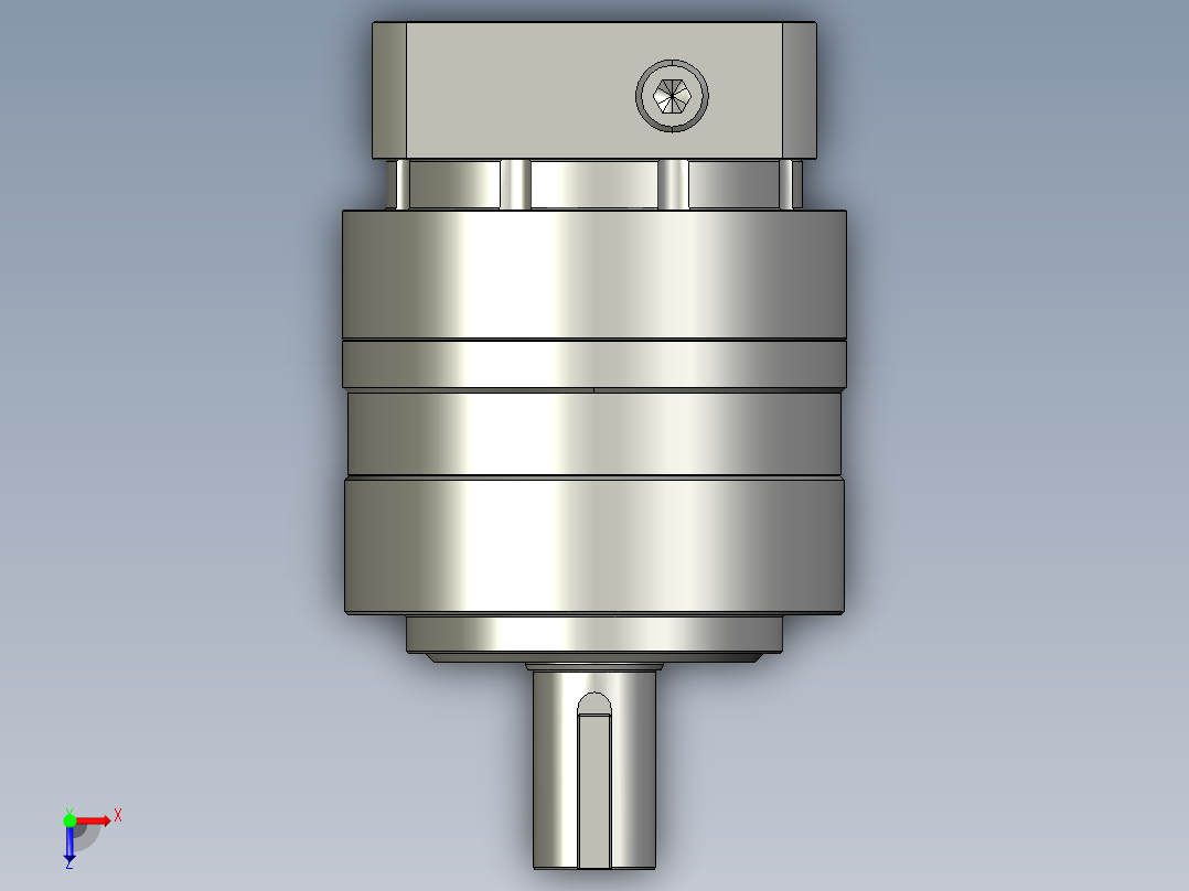 多摩川行星减速机TL-090-L1-19DC19（45度）俯视图