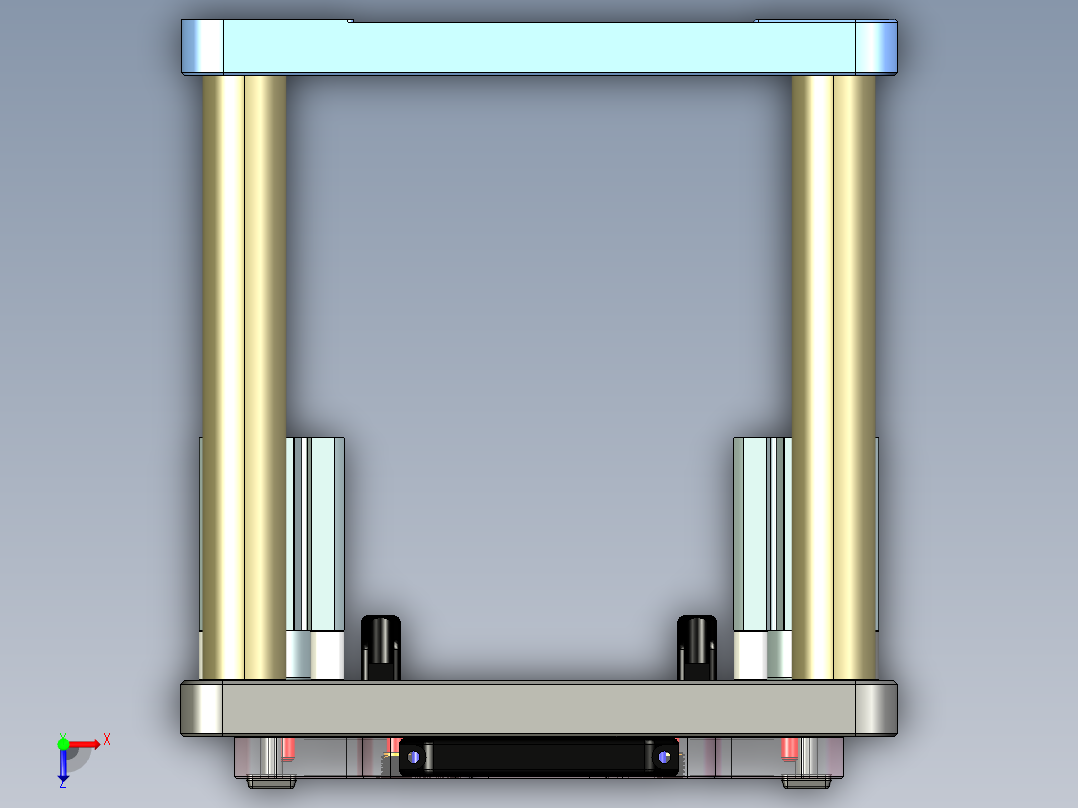 siva-aim-笔记本CNC工装夹具三维模型CNC3俯视图