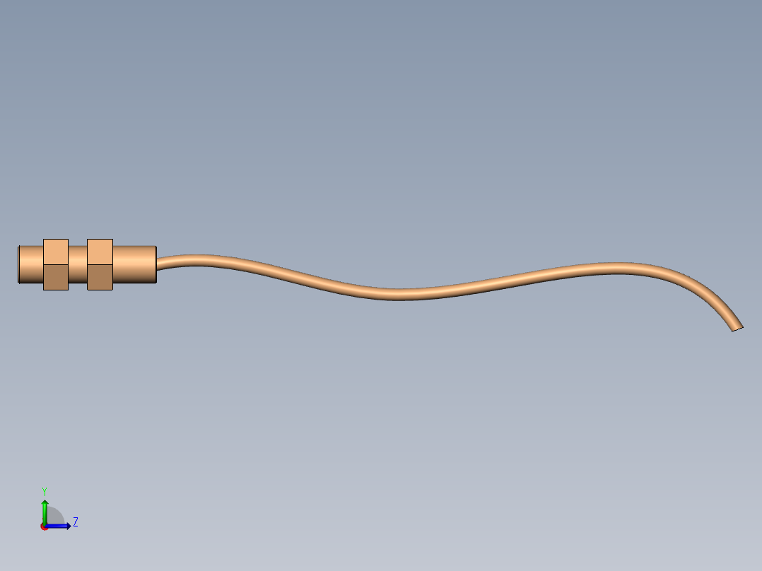 光纤传感器 欧姆龙  E32-ZD200E 2M 放大器 E3X-HD11 2M)左视图