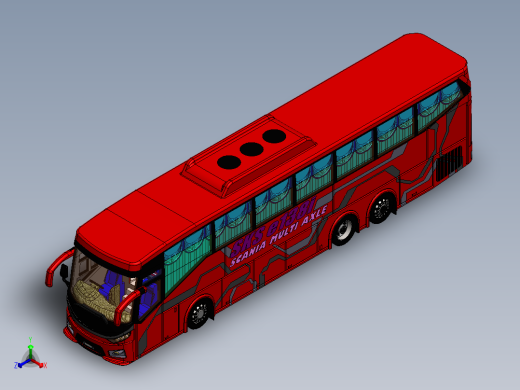 客车、公交车(33)正等轴测缩略图