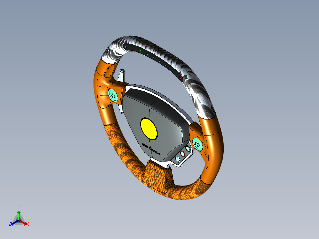 方向盘(19)正等轴测图