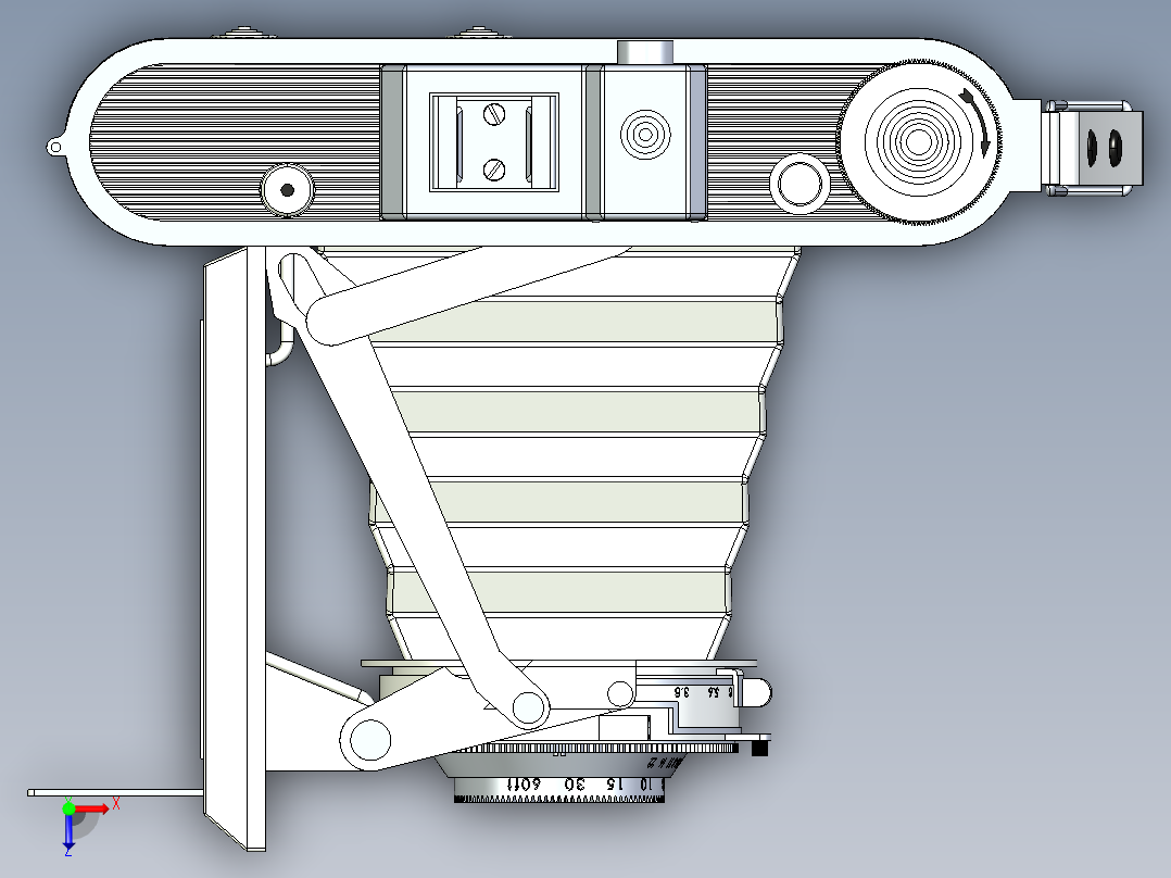 相机、摄像头(41)俯视图