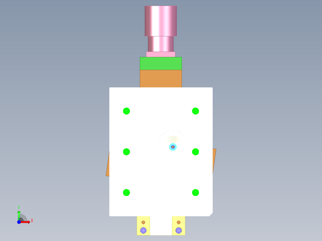 注塑模具、模具(42)前视图