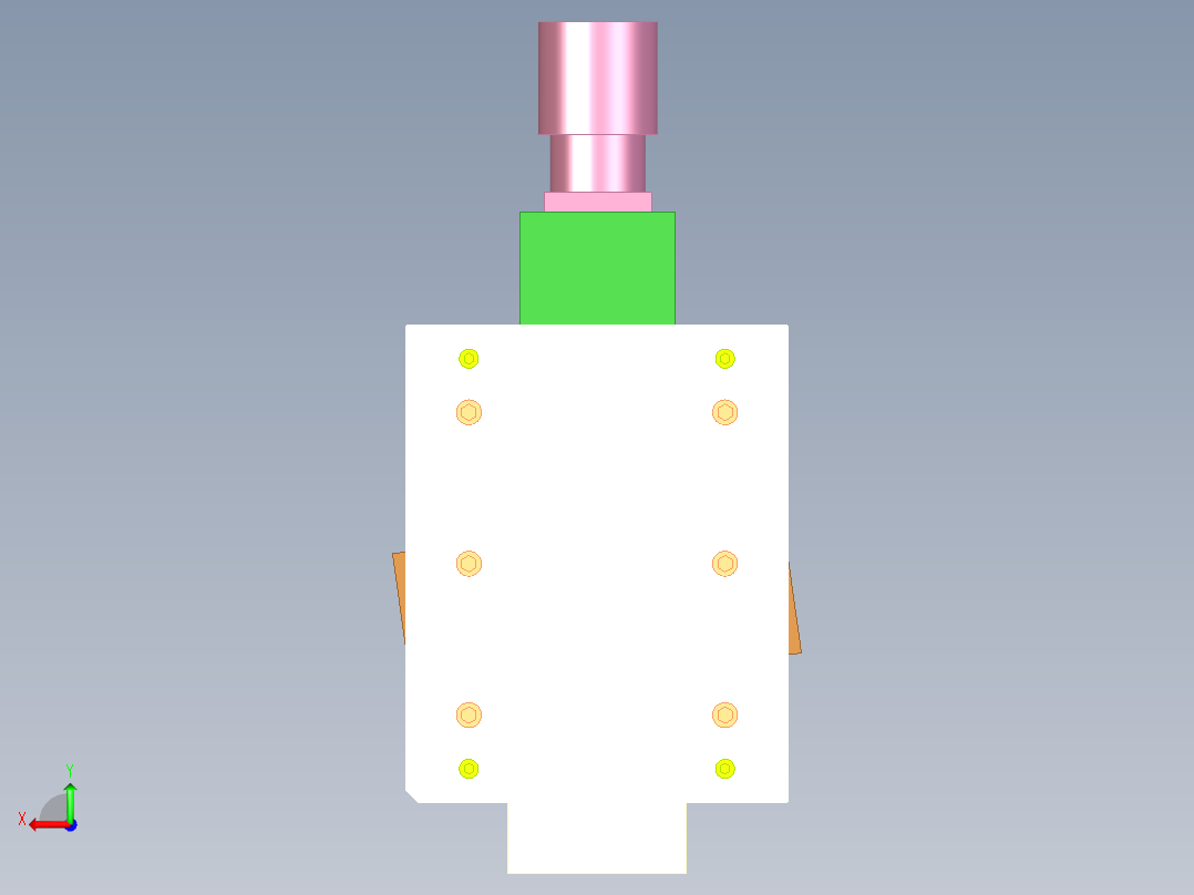 注塑模具、模具(42)后视图