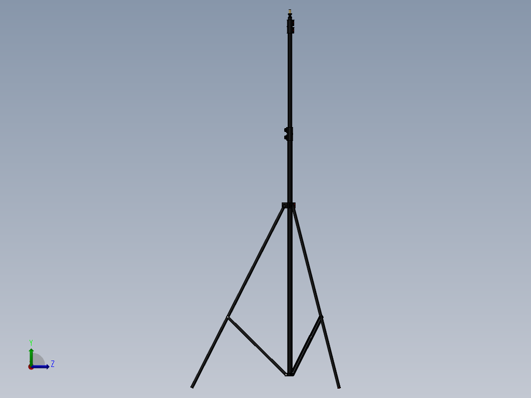 三脚架(13)左视图