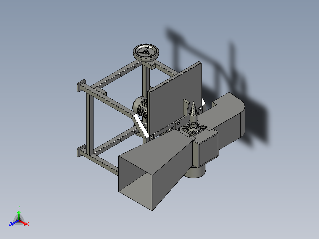 A2004542-木材粉碎机 - 木柴劈木机