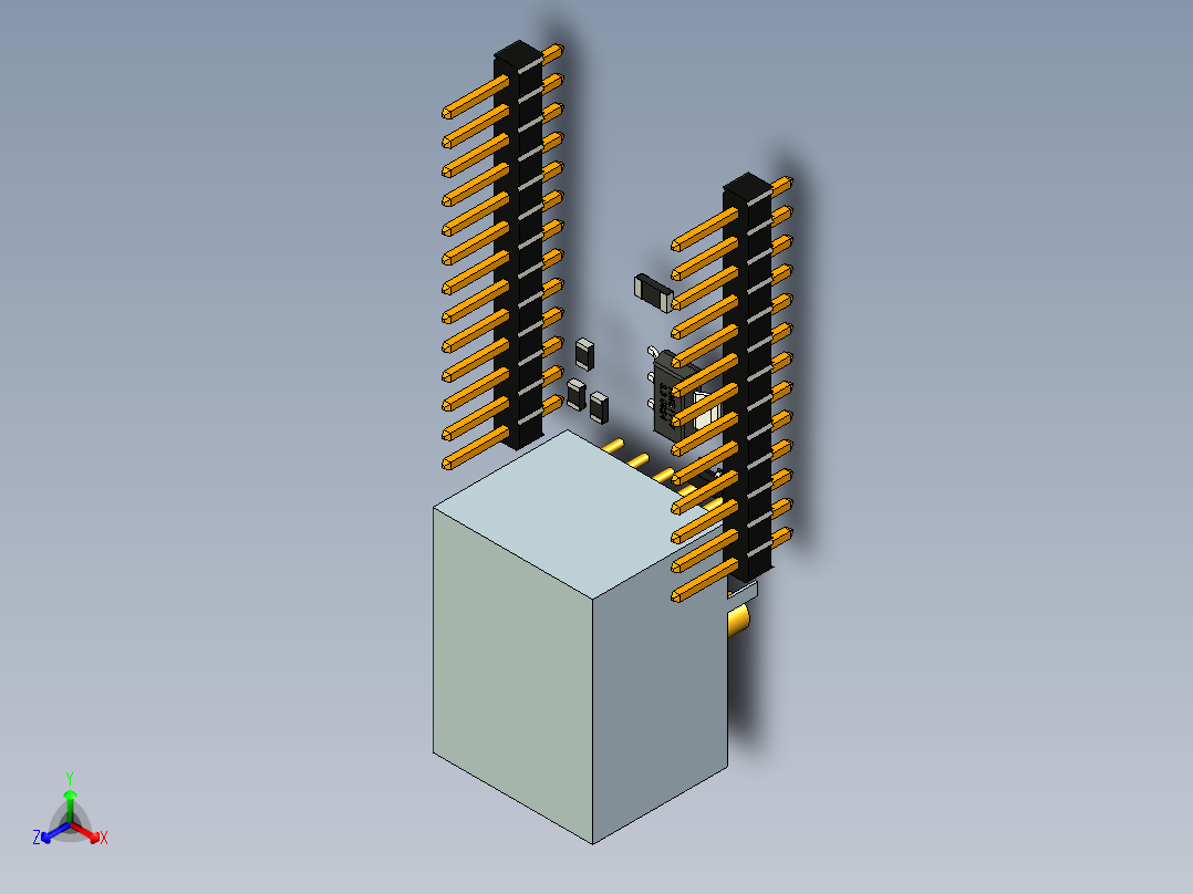 B2005213-无线标签WT32-ETH01的模型主视图
