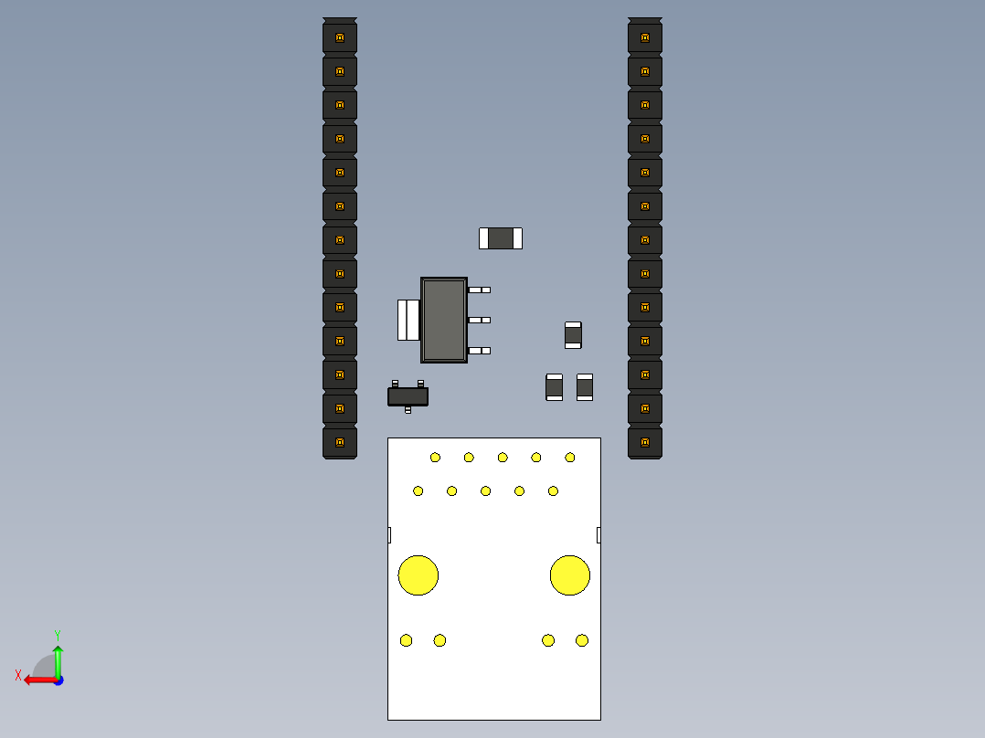 B2005213-无线标签WT32-ETH01的模型后视图