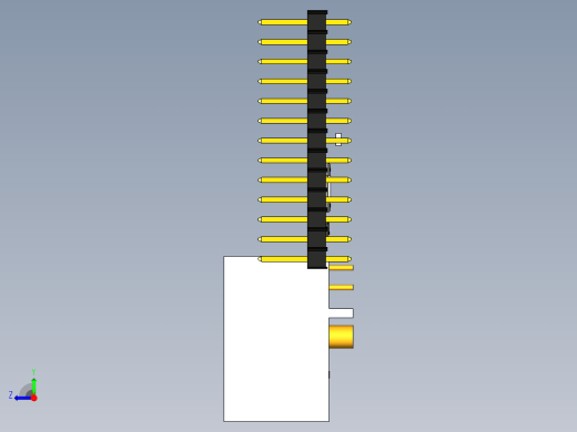 B2005213-无线标签WT32-ETH01的模型右视缩略图