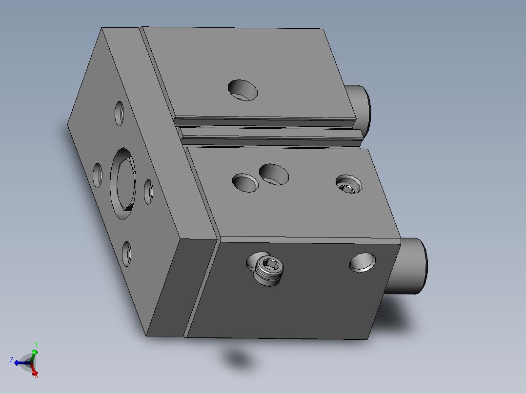 费斯托气缸170854_DFM-32-20-P-A-GF主视图
